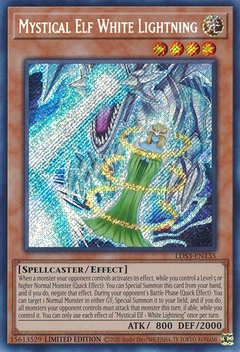 mystical elf yu gi oh|yu-gi-oh! mystical elf white lightning.